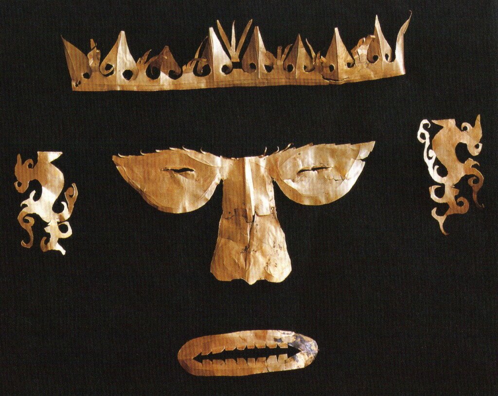 Funerary Facial Ornament, Butuan, 10th to 13th century, Ramon N. Villegas collection.